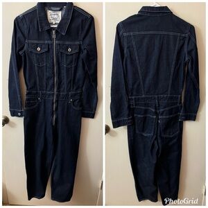 LEVIS MADE AND CRAFTED DENIM WESTERN ONE PIECE JUMPSUIT SIZE XS NWT